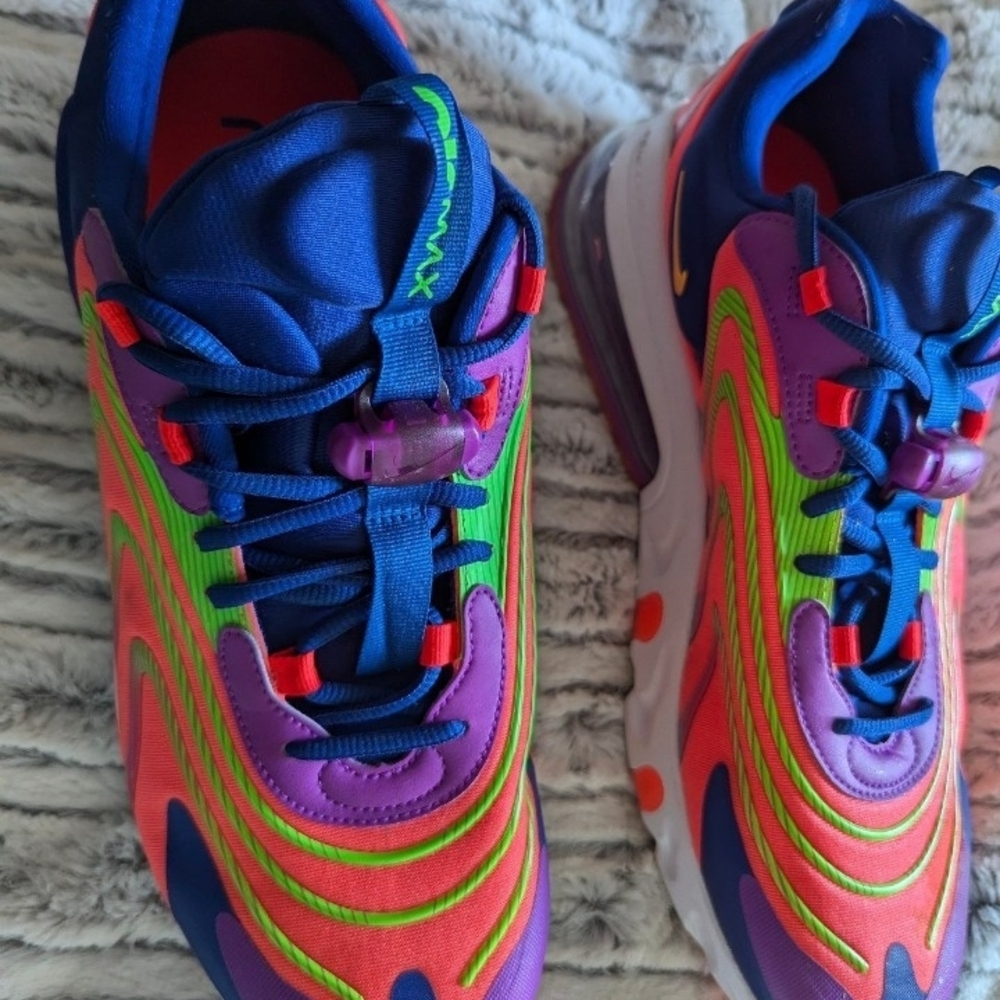 Nike Multicolor Athletic Sneakers — Pink/Green/Blue - Picture 3 of 12
